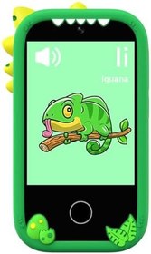 Resim Gugxiom 2.8 inç Dokunmatik ekranlı çocuk Telefon, 32GB Bellek çocuklar akıllı Telefon Oyun Kamera Mp3/mp4 öğrenme Ve Eğlence Için oynatıcı (GREEN) 