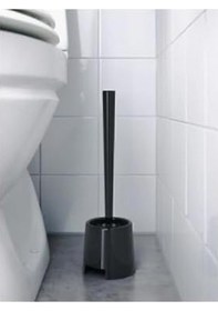 Resim Bolmen Plastik Tuvalet Klozet Fırçası - Siyah Siyah 