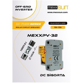 Resim Mexxsun - İnges 16 Amper Dc Sigorta Ve Yuvası Kutusu 1000 Volt 16 