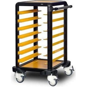 Resim Gastrolley 75 Tekli Servis Tepsi Arabası, Etrafı Açık, 57x71x99 Cm 