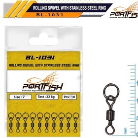 Resim Portfish Bl-1031 Bilyalı Fırdöndü - Halkalı 