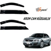 Resim Space Krom Cam Rüzgarlığı 1.2mm Volkswagen Bora 4'lü / Caru439 