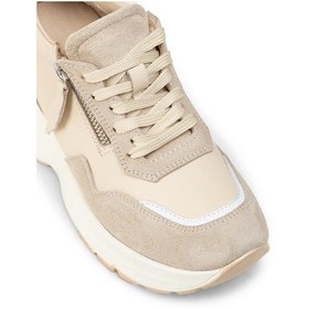 Resim Deery Kadın Hakiki Süet Bej Dolgu Topuk Sneaker - M9147zbejc01 