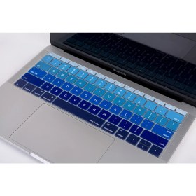 Resim McStorey Laptop Macbook Pro Klavye Kılıf US(ABD) İngilizce Baskılı A1534 A1708 ile Uyumlu Ombre 