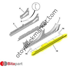 Resim Citroen C5 (2009-2017) Sol Marşpiyel Bakaliti (İTHAL) 