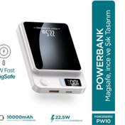 Resim Phixi Force Pw10 10000mah 22.5w Magsafe Powerbank - Kablosuz 