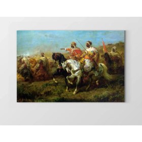 Resim Deniz Çerçeve Çöl Ordusu Tablosu-Çerçevesiz - 100X150 