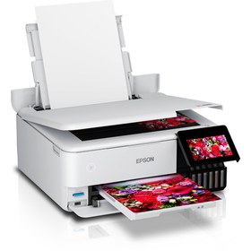 Resim Epson L8160 MEA Yazıcı-Tarayıcı-Fotokopi Renkli Mürekkep Tanlı Yazıcı (6 RENK) 