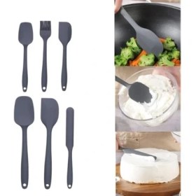 Resim Pileli Store Silikon Spatula ve Fırça Seti 