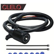 Resim Xuweiwei Clelo Agir Hizmet Tipi 7 Yollu Standart Karavan Romork Kablosu 243 Cm Pvc T Seklinde Konnektör 