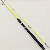 Resim Sağlam ve Dayanıklı Sarmaşık Saplı, Dökme ve Çapa İçin Sarı Katı Fiberglas Olta Kamışı 