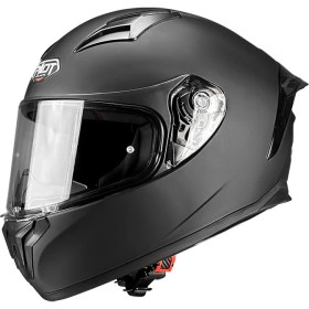 Resim Pilot Flex Sv Mat Siyah Kapalı Motosiklet Kaskı 