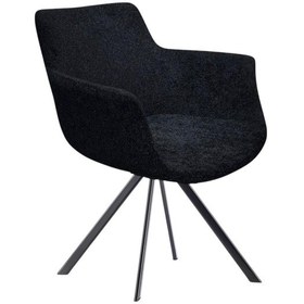 Resim Kaya Ofis Curve Bekleme Misafir Koltuğu Siyah 