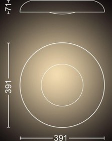 Resim Hue White Amb. LED Tavan Lambası - Beyaz 