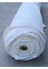 Resim Viskonlu Triko Penye Kumaş Beyaz 1,30x40metre 