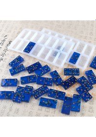 Resim Epoksi 28 Li Kalıp Silikon Kalıp Domino 