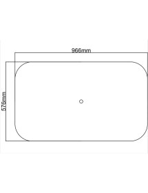 Resim Motifpiyer Lamba Tavan Göbeği-14-Dikdörtgen-Oval-56 x 96 cm-2 Adet 