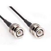Resim Bnc Erkek Bnc Erkek Rg174 50 Ohm Koaksiyel Kablo 1 Metre 