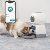 Resim Eif Otomatik Pet Besleyici, 3.5L Otomatik Pet Besleyici Akıllı Yiyecek Dağıtıcısı Kedi ve Köpekler için, Görünür Yiyecek Konteyneri 