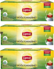 Resim Lipton Doğu Karadeniz Demlik Poşet Çay 48'li 153 G X 3 Adet 