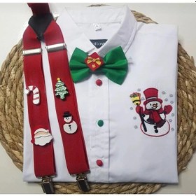 Resim Coolpartyshop Askı Papyon Pantolon Kırmızı 