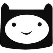 Resim Genel Markalar Adventure Time Finn Oto Motor Laptop Duvar Folyo Sticker 10x8 Cm 