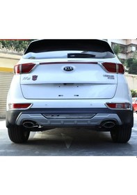 Resim Autogp Kia Sportage Ön Ve Arka Tampon Koruma Difüzör 2016 / 2019 