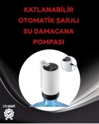 Resim shopwave Damacana Üstü Akıllı Su Pompası | 3 Damacana Kullanım | 4W Güç | Micro USB Şarjlı | Katlanabilir & T 