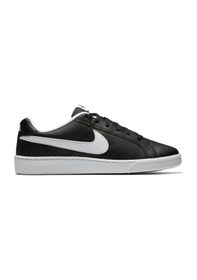 Resim Nike Court Royale Leather Sneaker Hakiki Deri Sneaker Ayakkabı Siyah 
