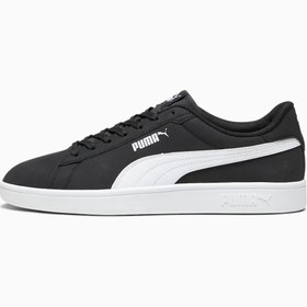 Resim Puma Puma Smash 3.0 Buck SİYAH Erkek Tenis Ayakkabısı 