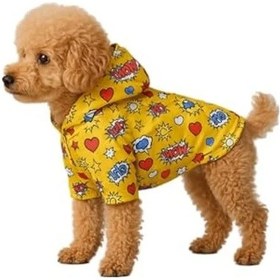 Resim 101Dzyn Xl Boy Yağmurluk Kedi Ve Köpek Kıyafeti, Pembe Renkli 19-0303 