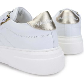 Resim Mario Valentino Kadın Deri Beyaz/altın Sneakers & Spor Ayakkabı 1040 91S3902 Bn Ayk Y24 Whıte/gold 