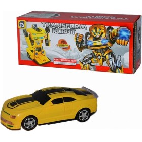 Resim Can Oyuncak Robota Dönüşen Araba Transform Robot 