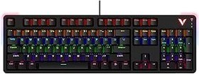 Resim Rapoo V500Pro Mekanik Oyun Klavyesi, 104 Anti-gölgelenme Tuşu, Özelleştirilebilir RGB Arka Aydınlatma, Multimedya Kısayol Tuşları, Çıkar 