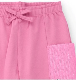Resim Tuc Tuc Kız Çocuk Pembe Payet Cep Detaylı Pantolon - 4 Yaş 