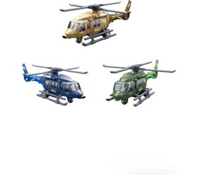 Resim Craftivio 1:55 Ölçek Askeri Helikopter Oyuncak - Hareketli Pervane 30 cm Büyük Boy - Sürtmeli Model 