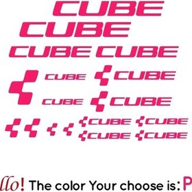 Resim Pembe-l 35cm X 46cm-yarış Bisiklet Yansıtıcı ları Kitleri Vinyls Bisiklet Sanat Dekor Küp Bisiklet Çerçevesi Etiketle 