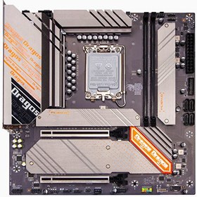 Resim Dragos Dragmode B760M D5Pro Sata M2 DDR5 8000 MHz (OC) USB3.2 Type C DP HDMI Ses 2.5GbE Lan 1700P mATX Anakart 