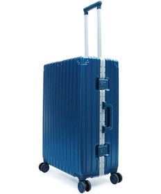 Resim Monnat Alc-211 Alüminyum Çerçeveli Mavi Büyük Boy Valiz Diğer 