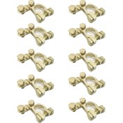 Resim Replax Akü Kesme Gerçek Kutup Başı (+) (-) 10 Lu Set Pirinç 