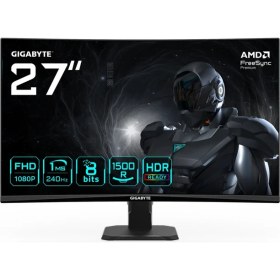 Resim Gigabyte Gıgabyte GS27FC2 240Hz 1ms Hdr Ready Full Hd Curved Va 1500R Gaming (Oyuncu) Monitör 