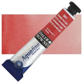 Resim Daler Rowney Aquafine Tüp Suluboya 8 Ml 503 Cad Red Hue 
