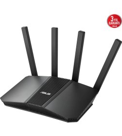 Resim Asus RT-BE82U Wifi7 BE6500 Dual Band Gigabit Extendable Router 