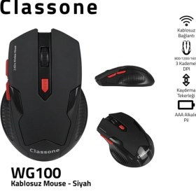 Resim Classone WG100 Gaming Serisi Kablosuz Mouse 