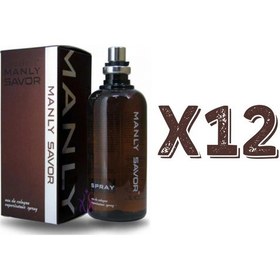 Resim Manly Savor Erkek Parfüm EDC 12 x 125 ML 