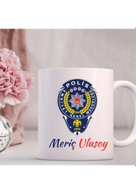 Resim Polislere Özel Tasarımlı Kupa Bardak Saydam 