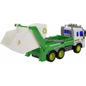 Resim Maxx Wheels 1:16 Maxx Wheels Sesli ve Işıklı Geri Dönüşüm Kamyonları - Salıncaklı Kamyon 