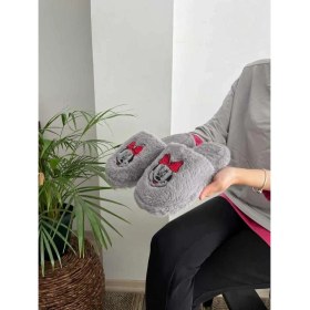 Resim Behtah Kundura Pofuduk Sessiz Taban Kadın Ev Terliği 