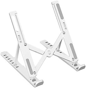 Resim Microcase Macbook Notebook Laptop Tablet Plastik Stand Masaüstü Tutucu 10-15.6 inch - AL3108 Beyaz 