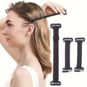 Resim 3 Adet Yüz Kaldırma Saç Bandı Klipsli - Görünmez Facelift Gerdirme Kayışları, Çene Kontürü & Boyun Tonlama için Ergonomik Tasarım, Kadınlar ve Erkekler için Makyaj Aracı Günlük Kullanım İçin 